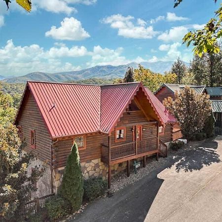 Villa Movie Theater Hot Tub View Mountain Escape Gatlinburg Exterior foto