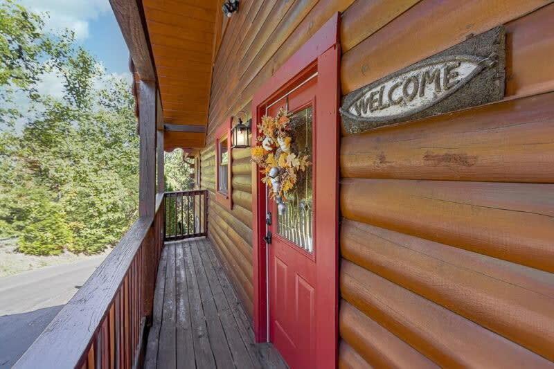 Villa Movie Theater Hot Tub View Mountain Escape Gatlinburg Exterior foto