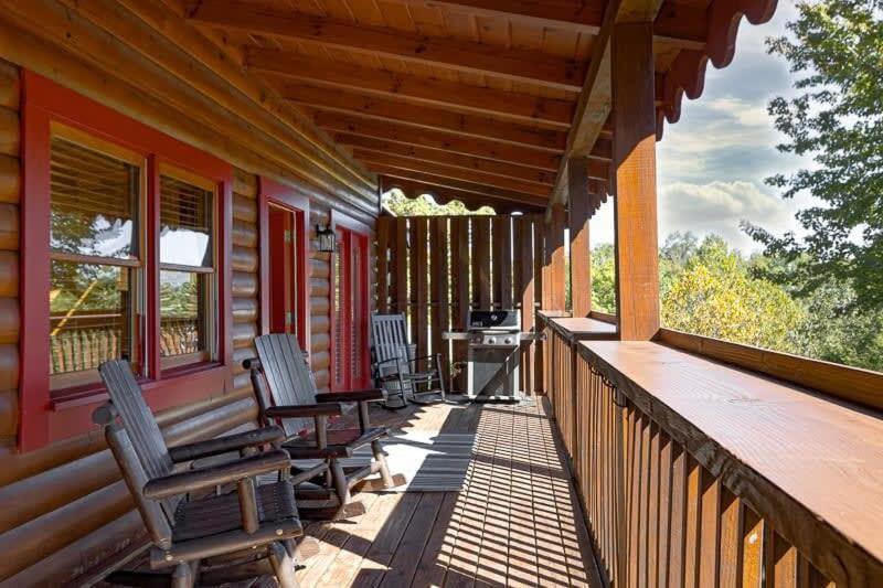 Villa Movie Theater Hot Tub View Mountain Escape Gatlinburg Exterior foto